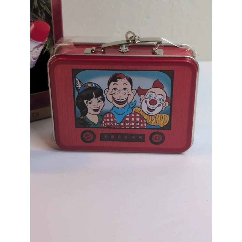 VTG 1999 Hallmark Keepsake Ornament Howdy Doody Lunch Box Set TV Show Thermos